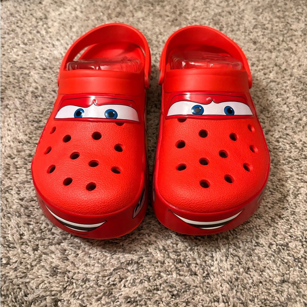 Lightning McQueen CROCS Bright Red Slip-Ons